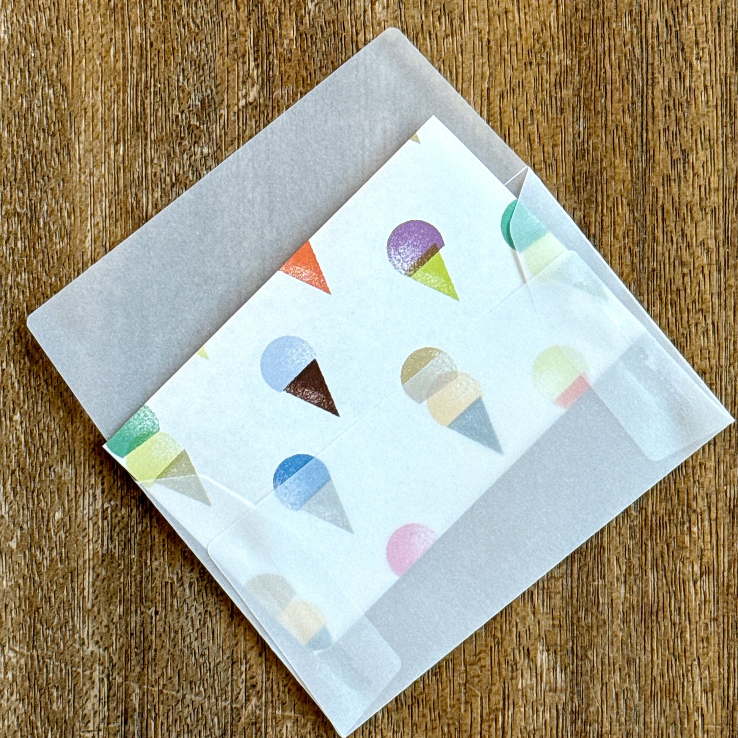 Small Letter Writing set Sanji Ice Cream × Imokenpi