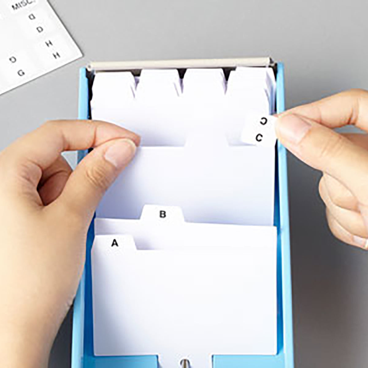 CARL カードファイルケース オレンジ<メール便不可>