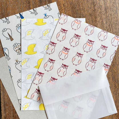 Matsuo Miyuki x mizushima Letter Writing set Birds