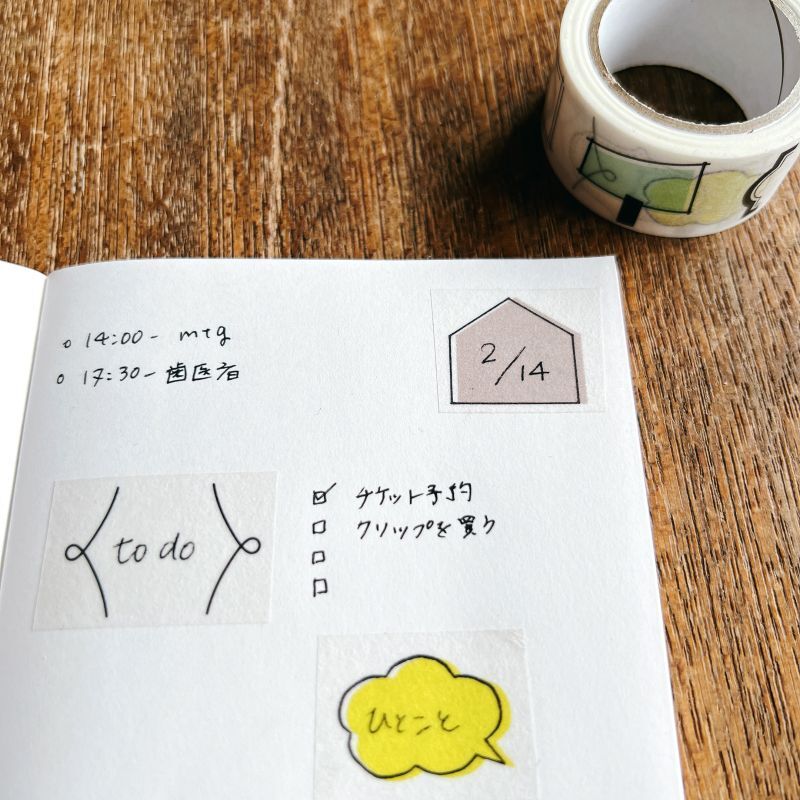 マスキングテープ フレーム