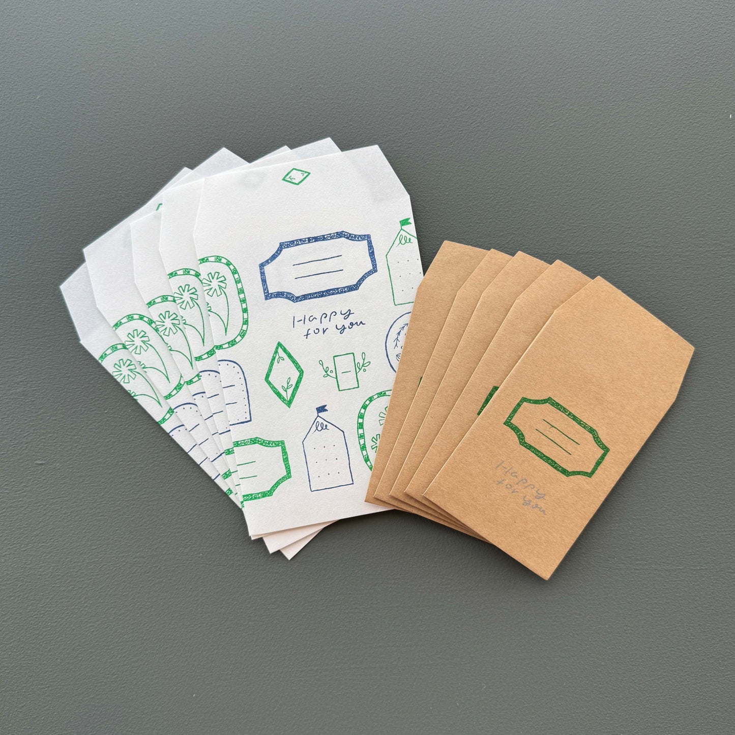 salvia × 水縞 ペーパーバッグ Happy For You