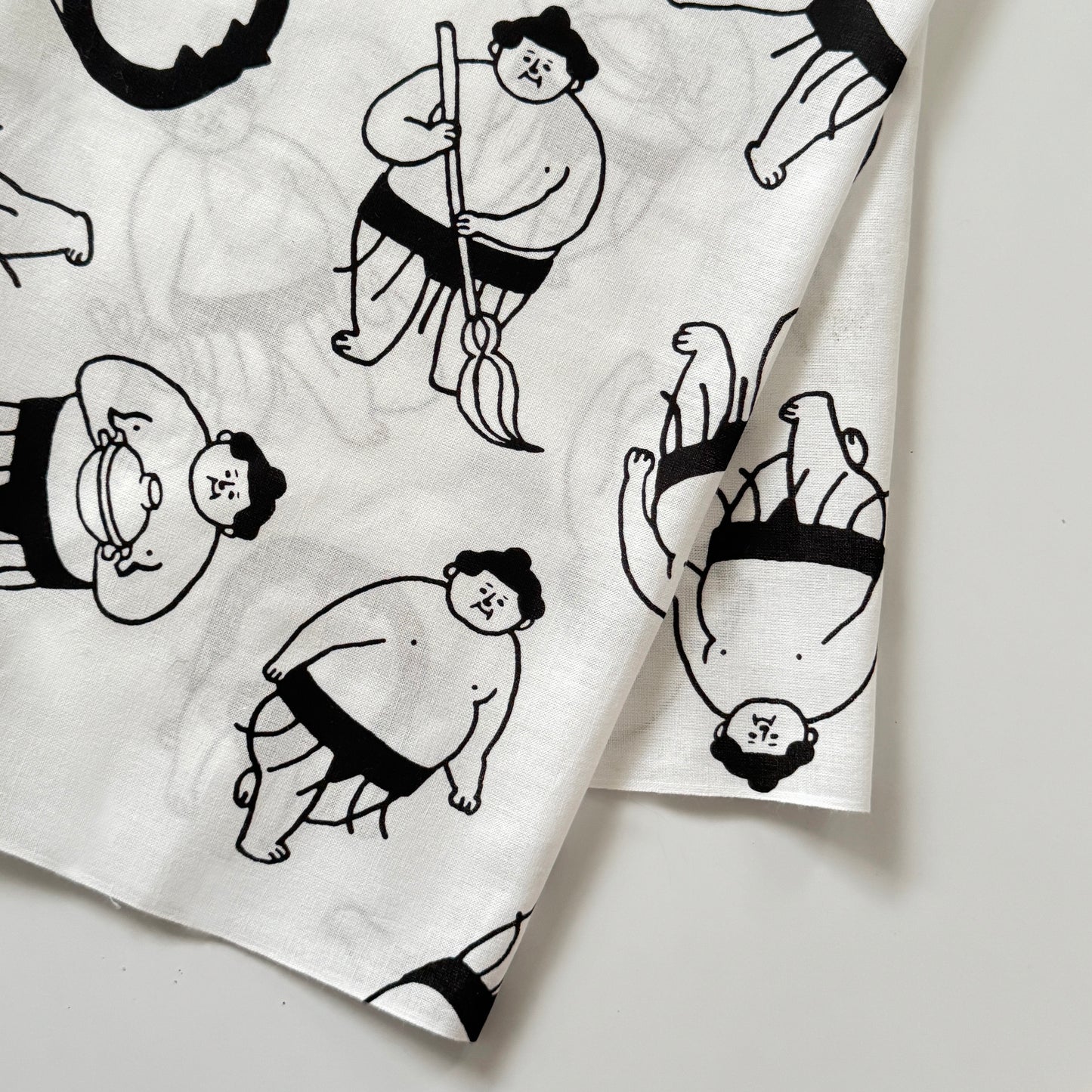 おはぎやま×水縞 てぬぐい にちじょう