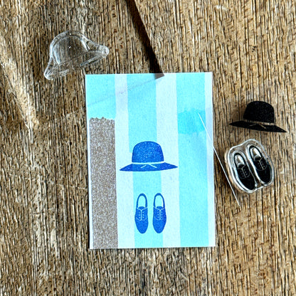 JIZAI Clear Stamp COMBI Hat and Shoes