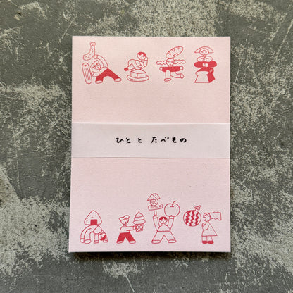 Tadashi Nishiwaki × mizushima Memo Pad People and Food