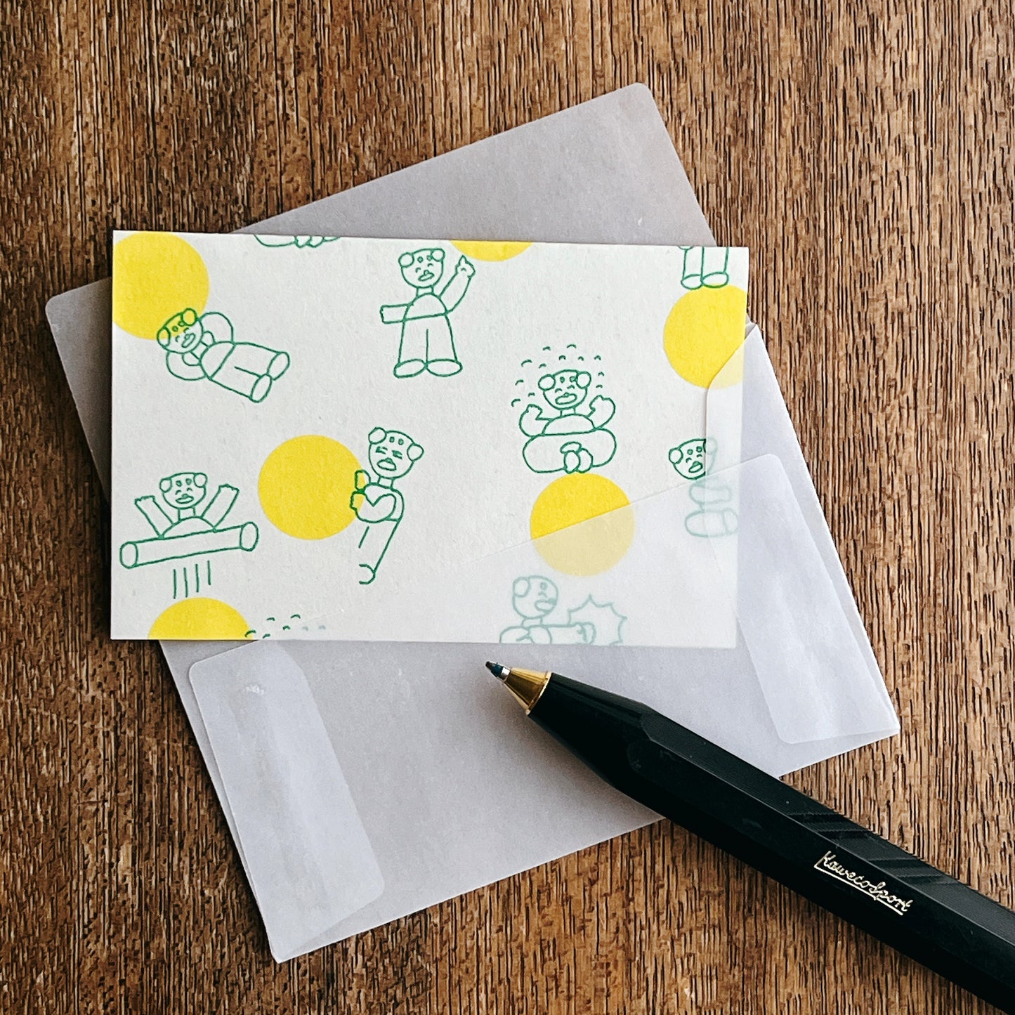 Tadashi Nishiwaki × mizushima Small Letter Writing set OJISAN