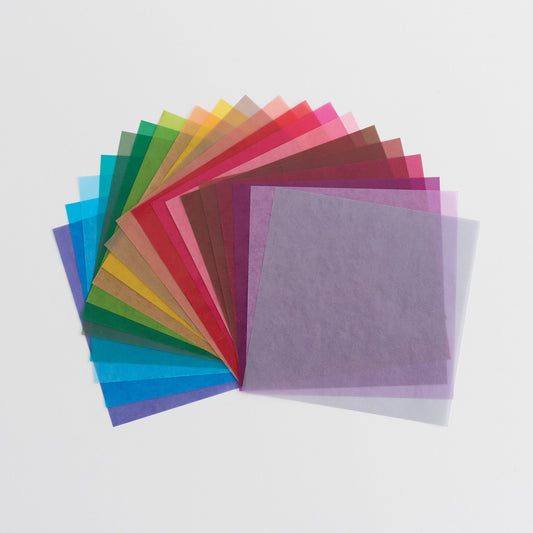 カラーグラシン折り紙