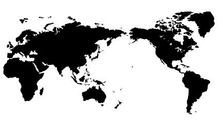 ハンコ 世界地図 <メール便不可>