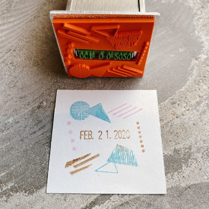 Sanby x mizushima Frame Date Stamp Shapes