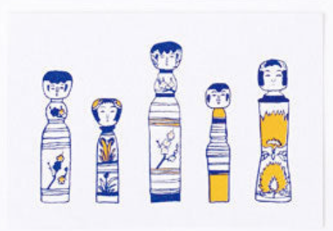 Japanese Folk Toy Post Card