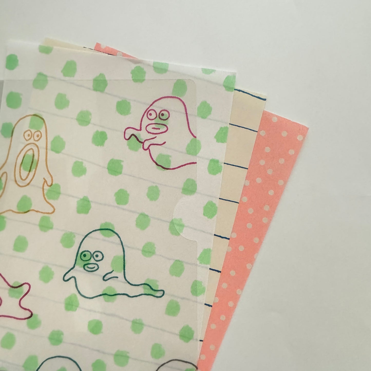 Shibata Keiko × mizushima Plastic Folder Ghost L