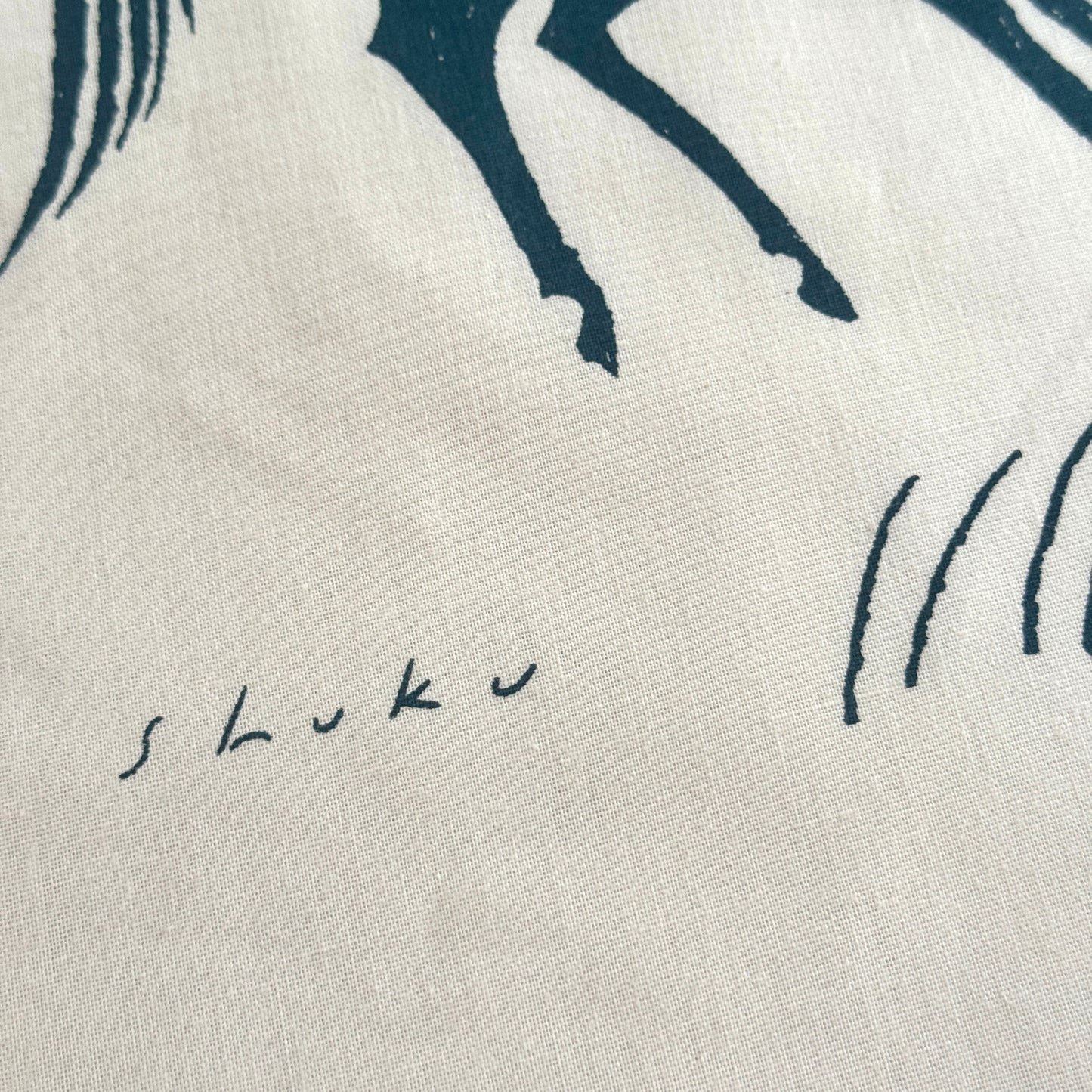 西淑×水縞 エコバッグ 夜のあいだ 馬