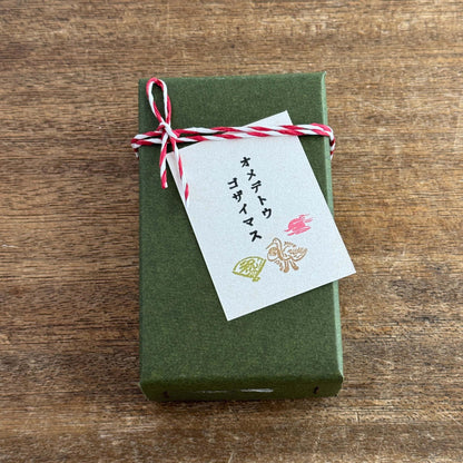 Inunco × mizushima JIZAI Clear Stamp POCKET OMEDETAI