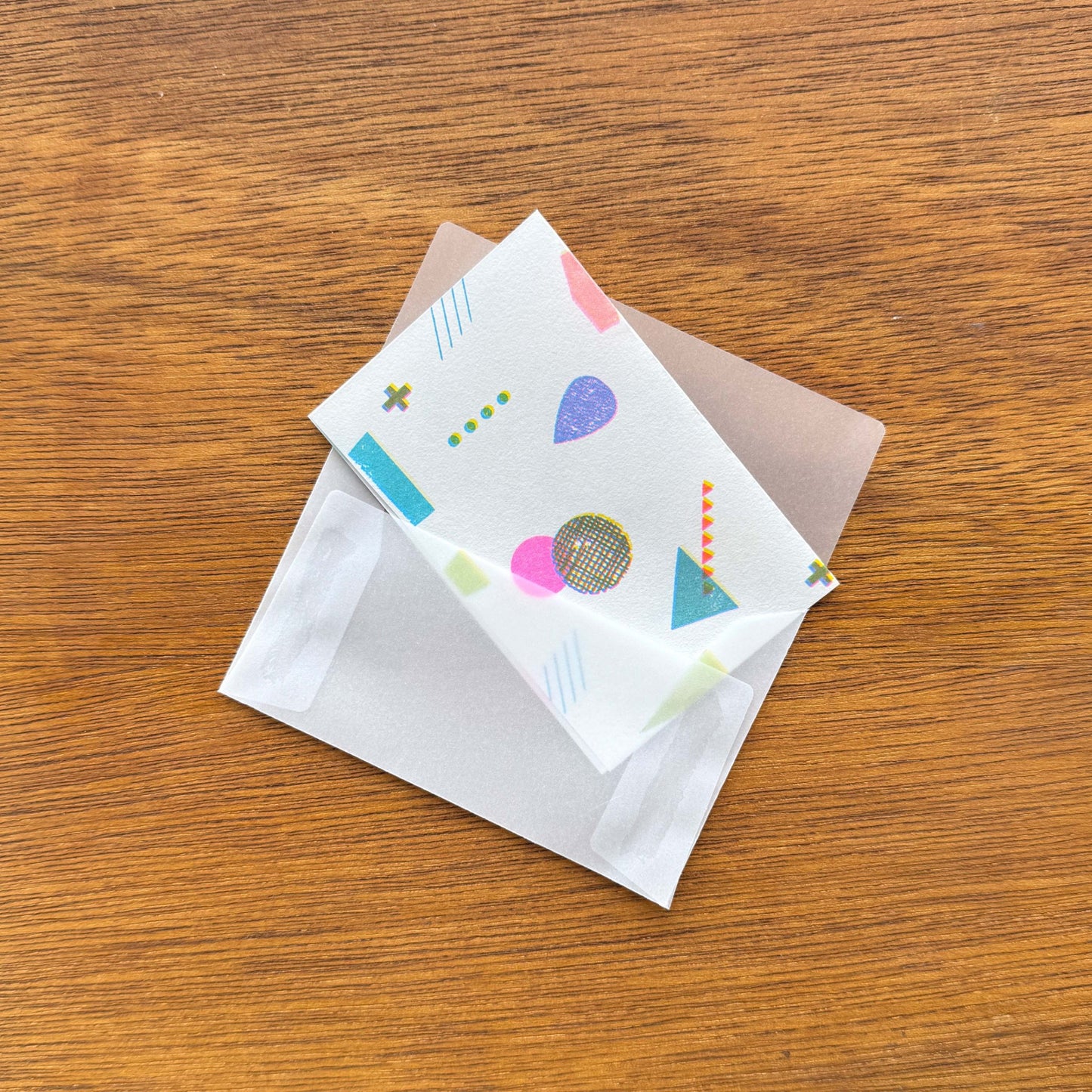 ちいさなレターセット かたち02