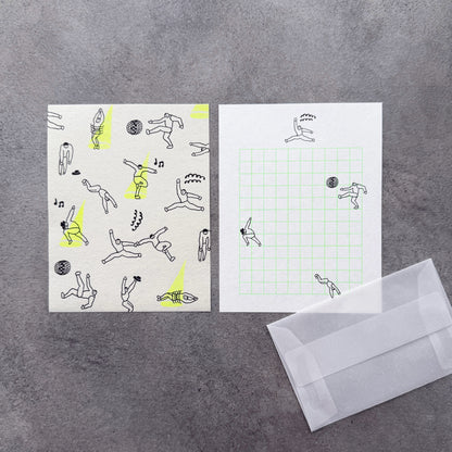 iwahanko.× mizushima Small Letter Writing set Pose