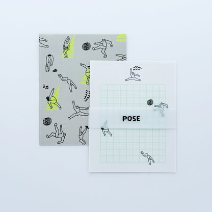 iwahanko.× mizushima Small Letter Writing set Pose