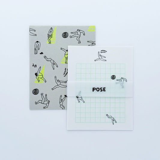 iwahanko.× mizushima Small Letter Writing set Pose