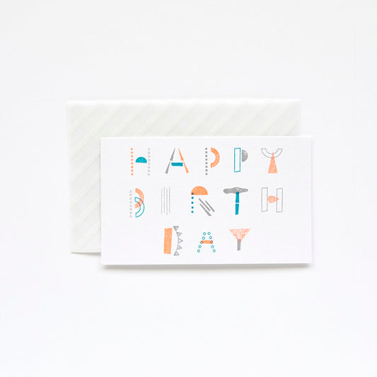 Small Card JIZAI Happy Birthday