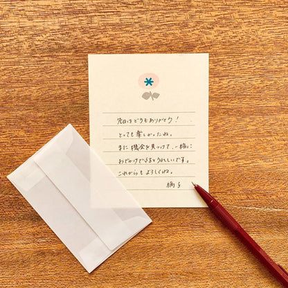 Small Letter Writing set Flower
