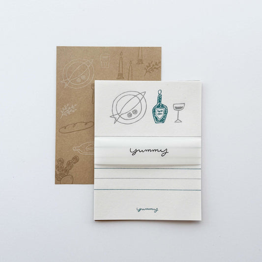 salvia × 水縞 ちいさなレターセット Yummy