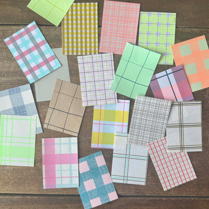 イロイロメモパッド チェック S