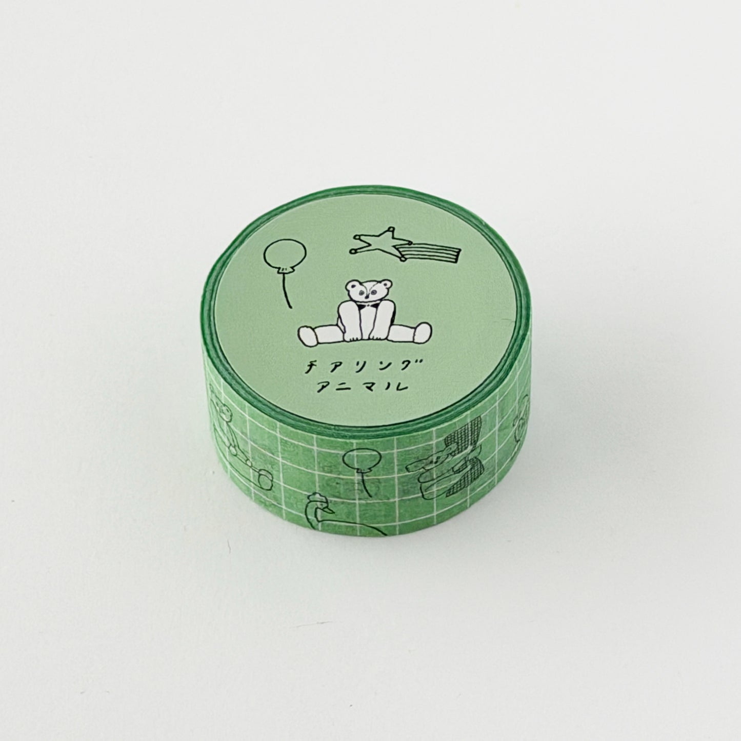 トビマツショウイチロウ×水縞 マスキングテープ チアリングアニマル