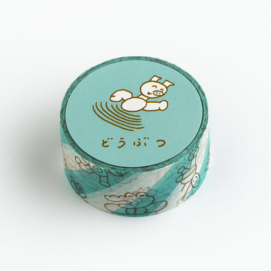 Tadashi Nishiwaki × mizushima Masking Tape Animals