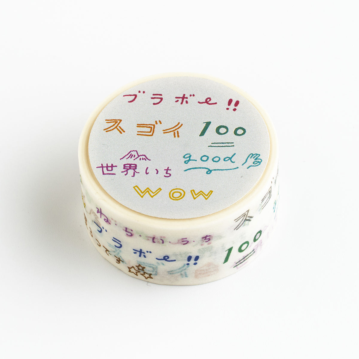 necktie ×mizushima Masking Tape Mori-age words