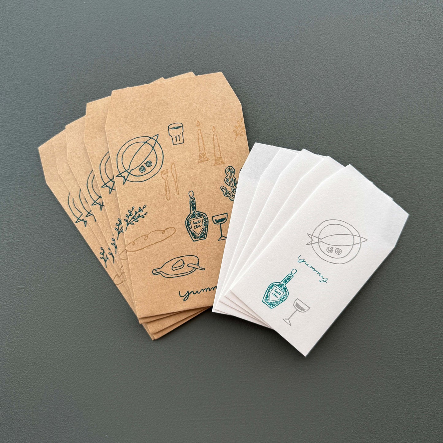 salvia × 水縞 ペーパーバッグ Yummy