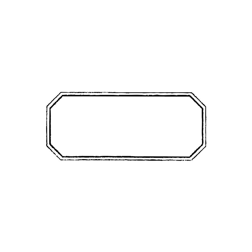 【オンライン限定】フレームハンコ  ダブルライン M