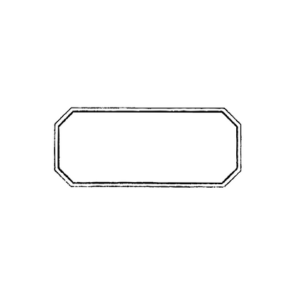 【オンライン限定】フレームハンコ  ダブルライン M