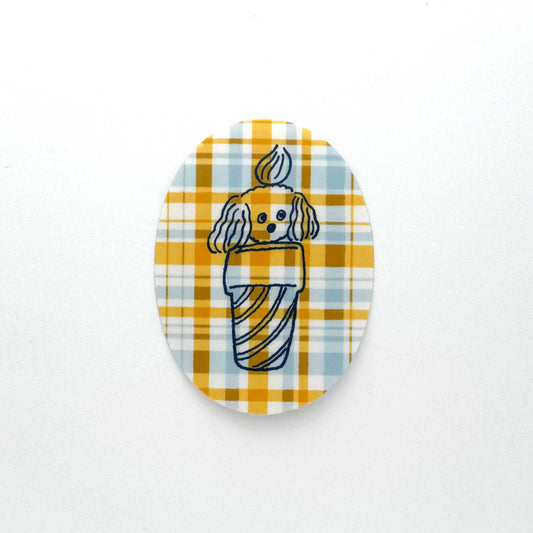 トビマツショウイチロウ×水縞 ステッカー アイスクリームパピー