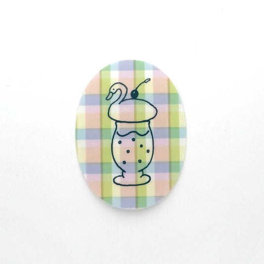 Tobimatsu Shoichiro × mizushima Sticker Soda Swan