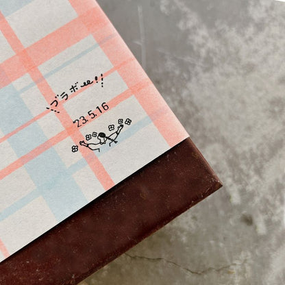 necktie x mizushima JIZAI Date Stamp Sheet Evaluating Girl