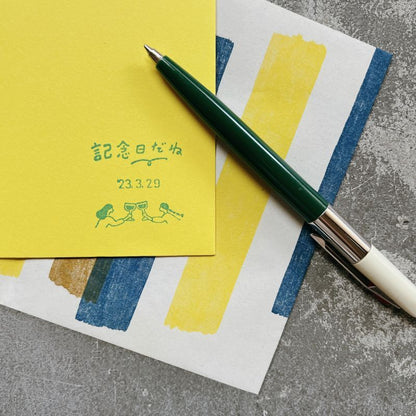 necktie x mizushima JIZAI Date Stamp Sheet OIWAI Girl