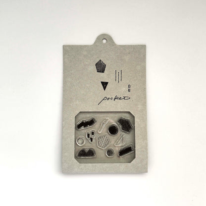 JIZAI Clear Stamp POCKET Shapes 03