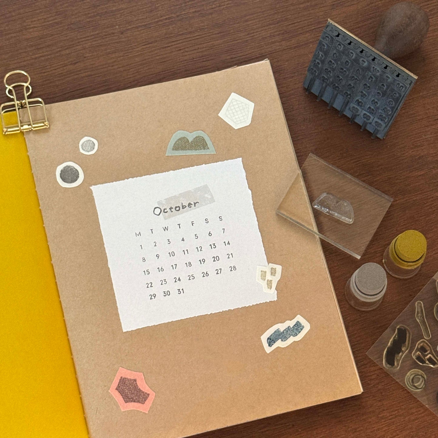 JIZAI Clear Stamp POCKET Shapes 03