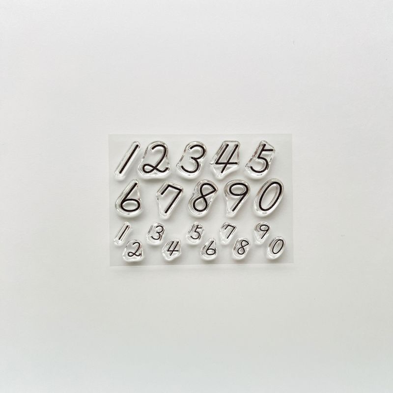 JIZAI Clear Stamp POCKET Number 03