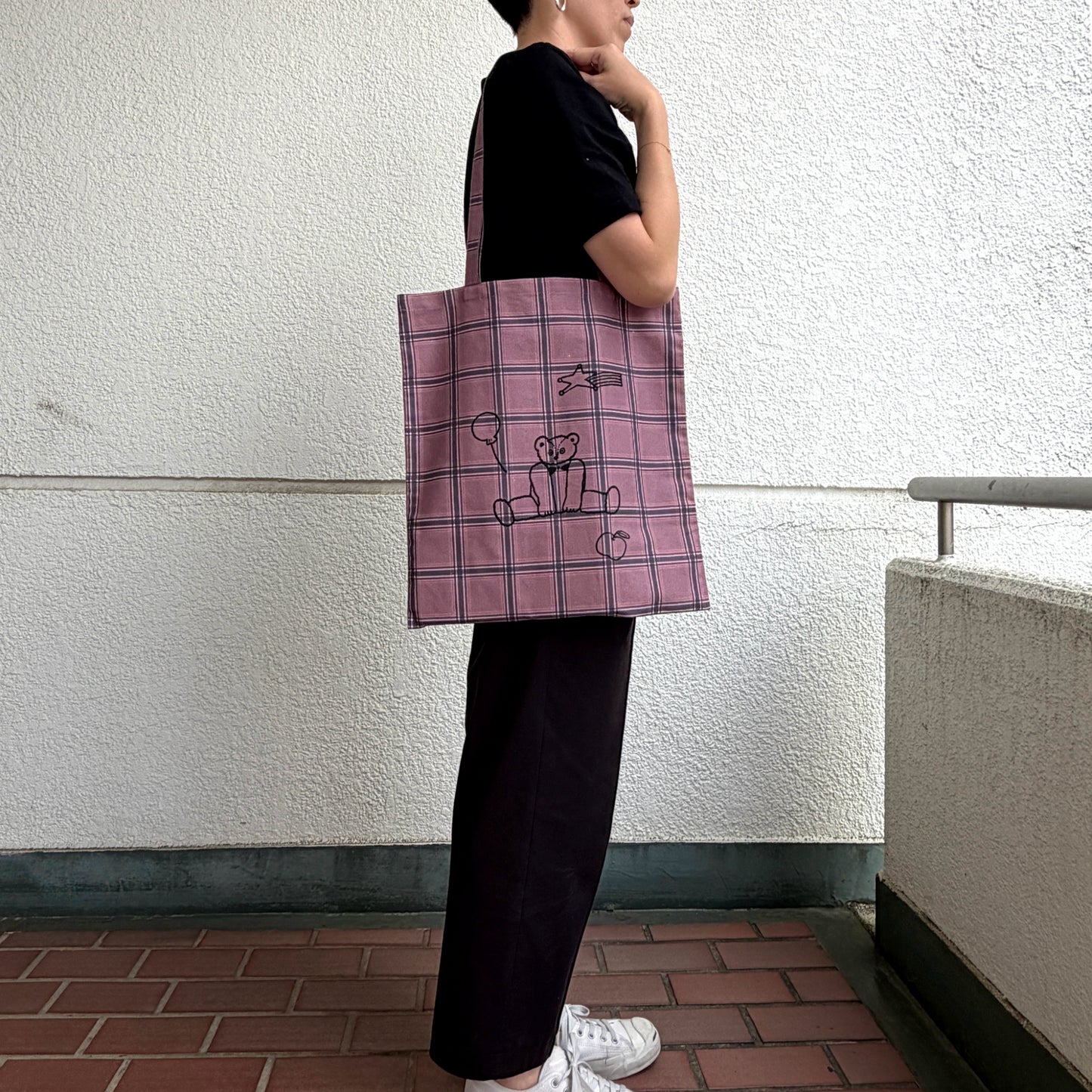 【予約商品・オンライン限定】トビマツショウイチロウ×水縞 トートバッグ ベア