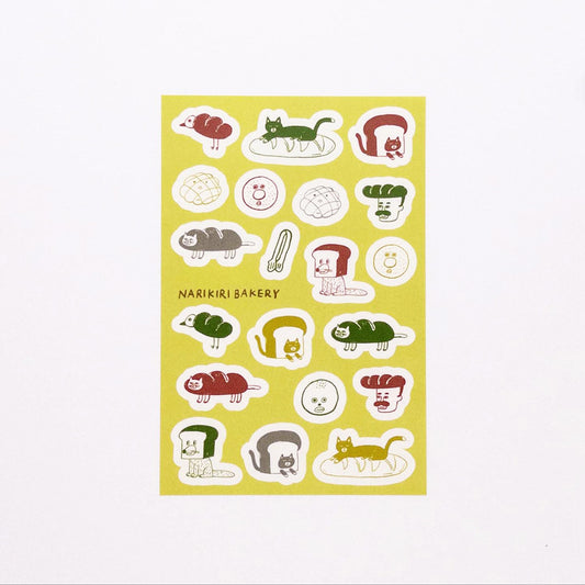 Shibata Keiko × mizushima　Tracing Paper Sticker Bakery