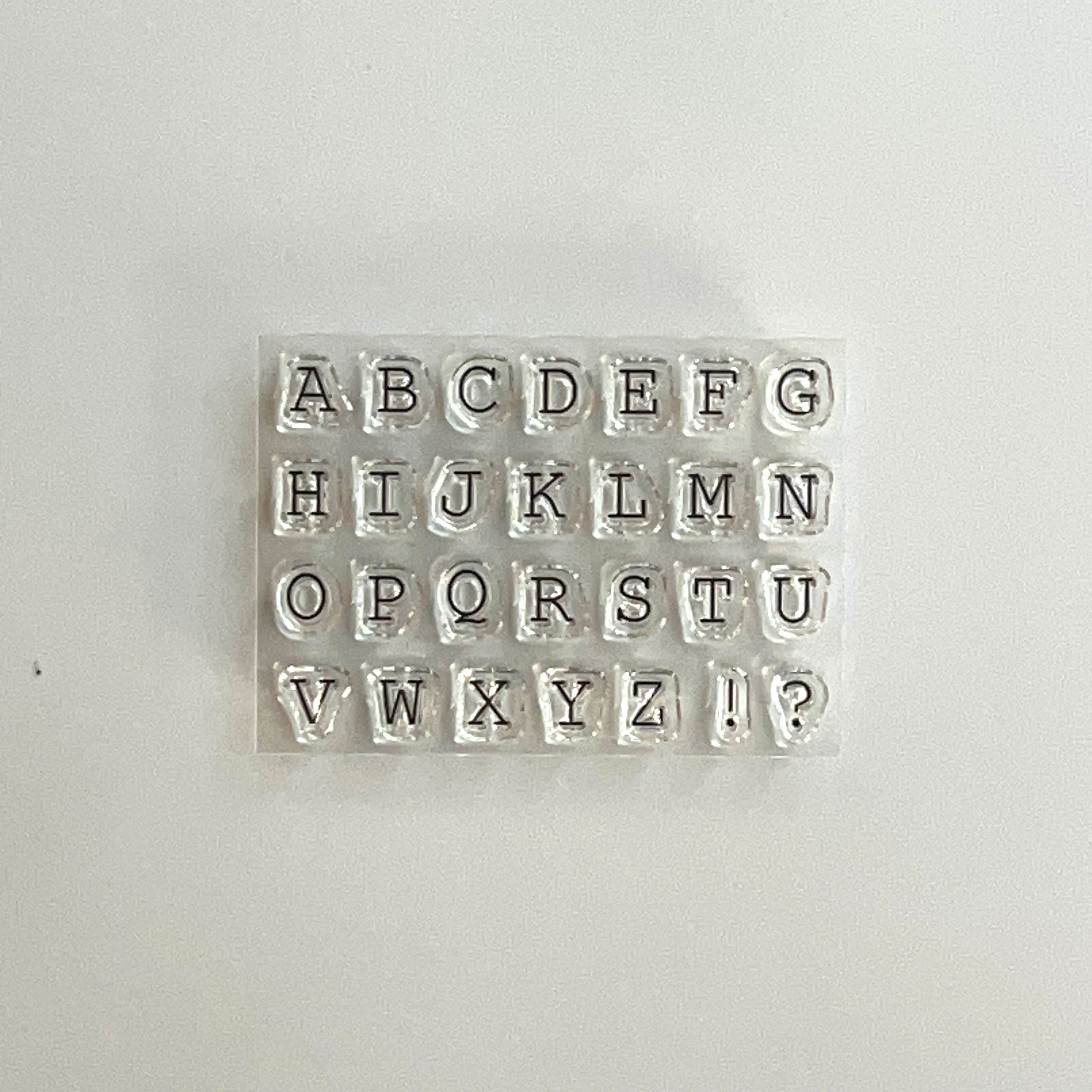 自在ハンコ ログ アルファベット01 – 水縞