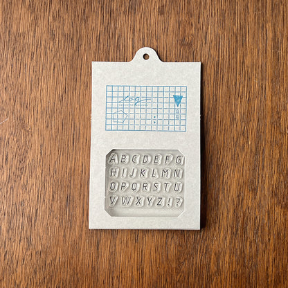 JIZAI Clear Stamp LOG Alphabet 02