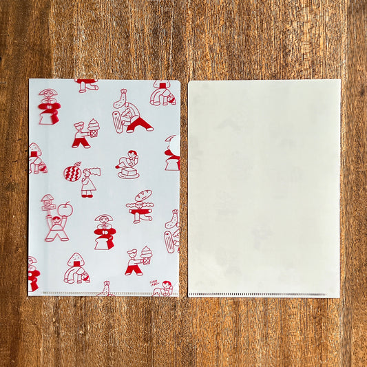 Tadashi Nishiwaki × mizushima Plastic Folder People and Food All-star