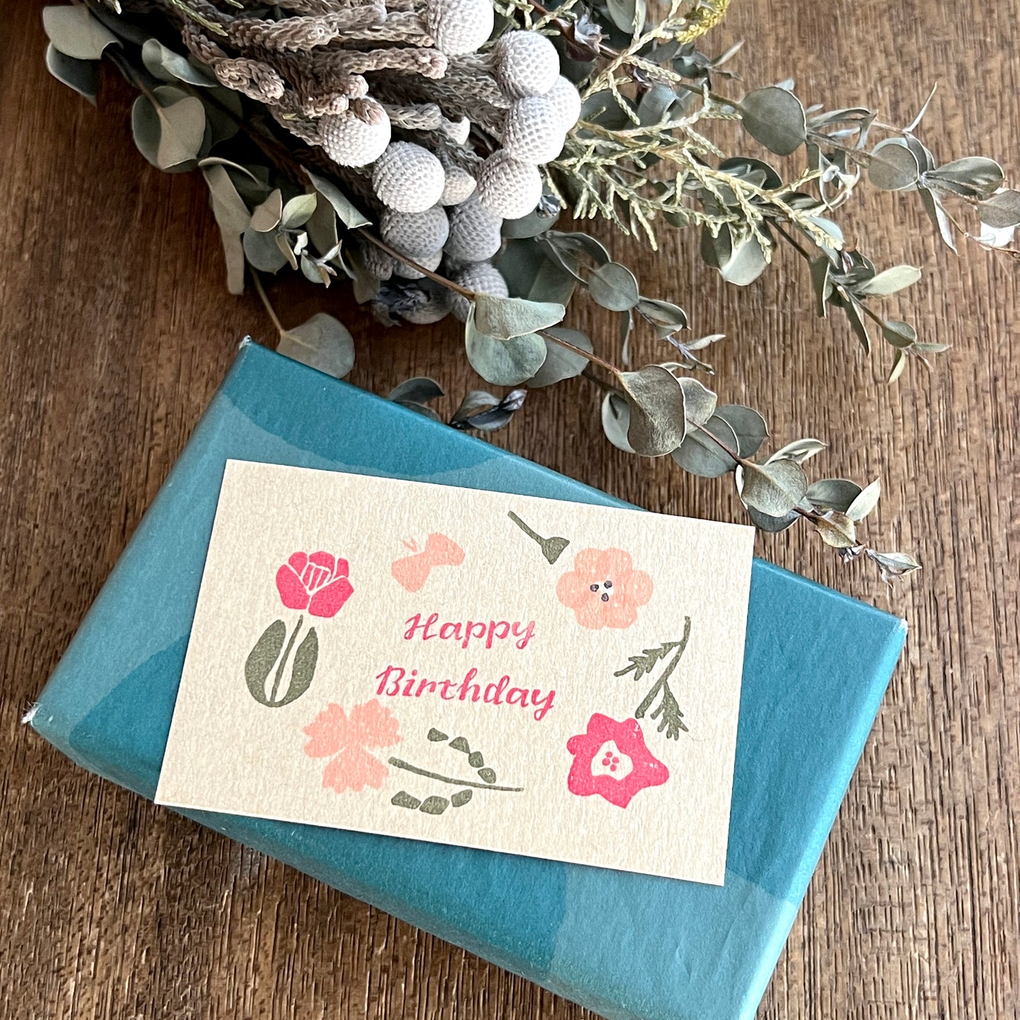 JIZAI Clear Stamp POCKET Flower and Butterfly