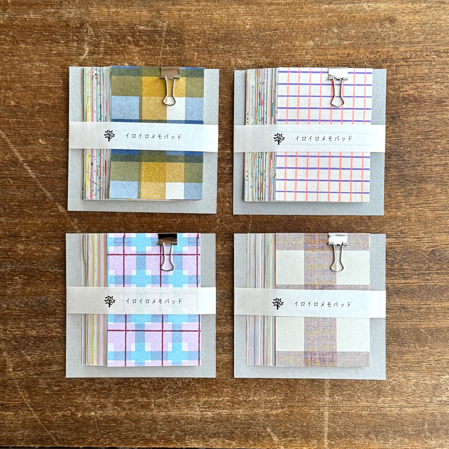 イロイロメモパッド チェック S
