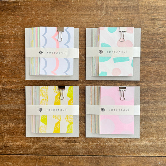 イロイロメモパッド パステル S