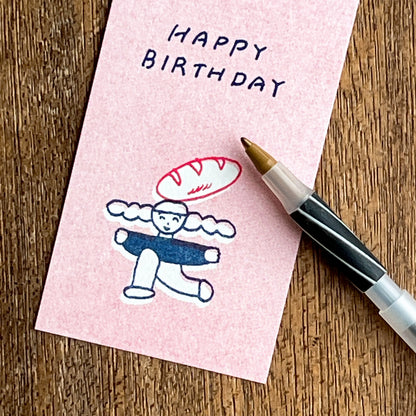 Tadashi Nishiwaki × mizushima Small Card HAPPY BIRTHDAY