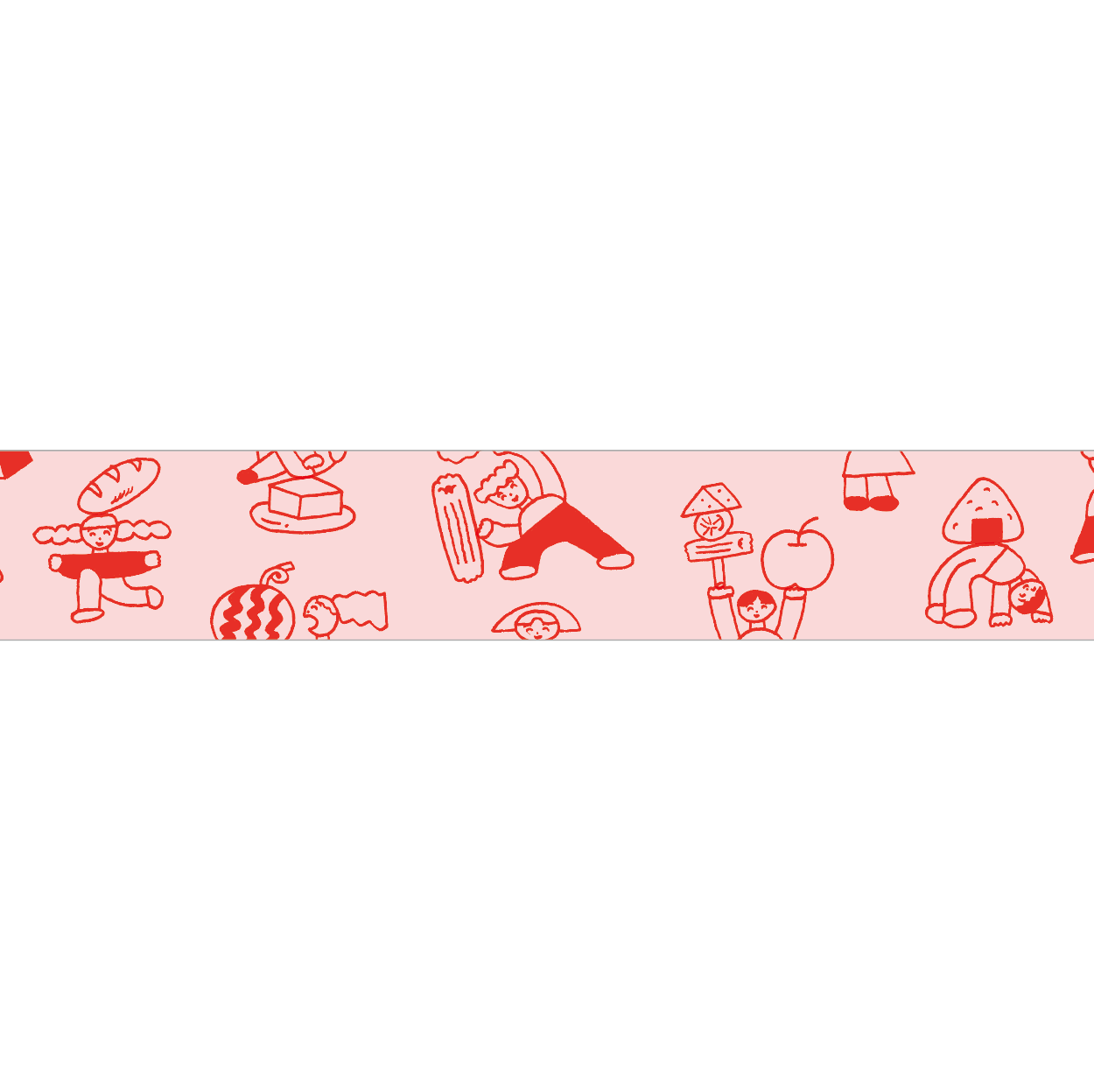 Tadashi Nishiwaki × mizushima Masking Tape People and Food