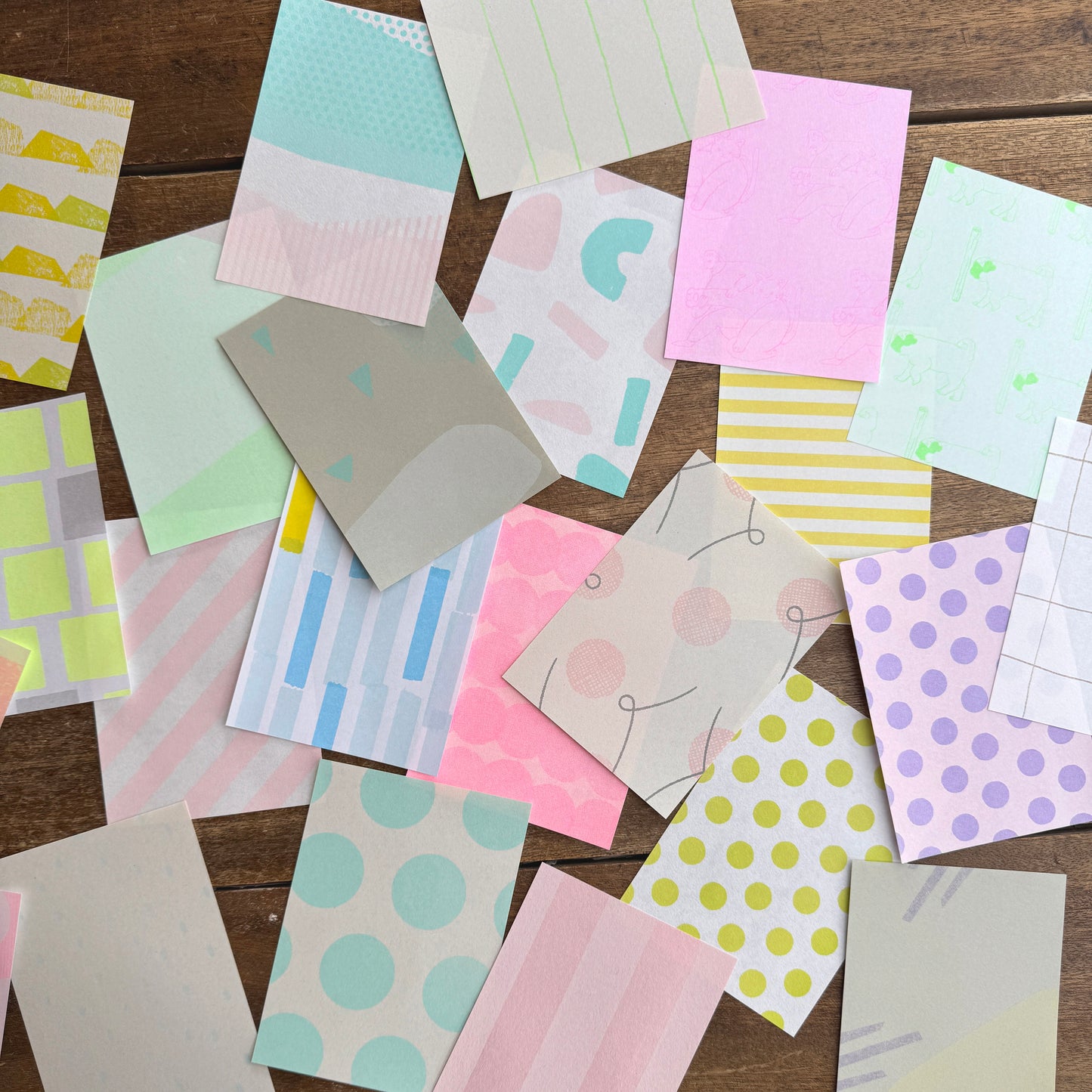 イロイロメモパッド パステル M