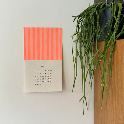 mizushima MOYO Calendar Dots & Stripe 2025