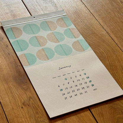 mizushima MOYO Calendar Dots & Stripe 2025